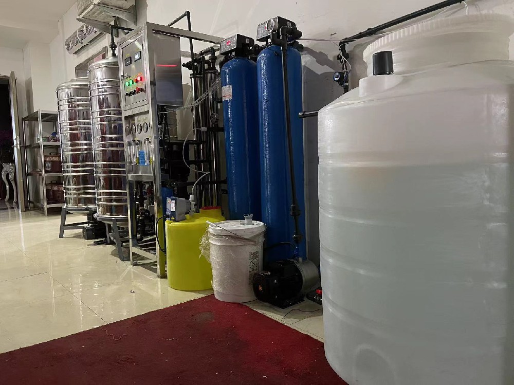 武功盛世酒店厨房用0.5吨纯水设备加供水